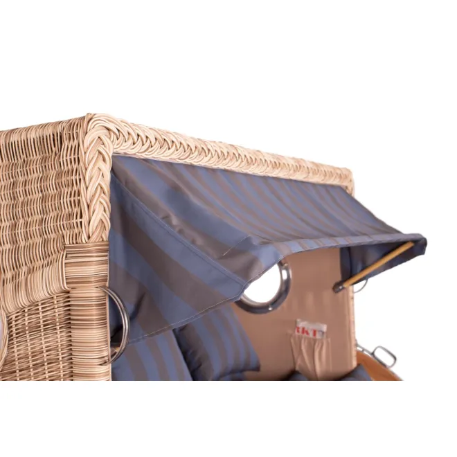 Strandkorb Teak 3er XXL - Premiumqualität