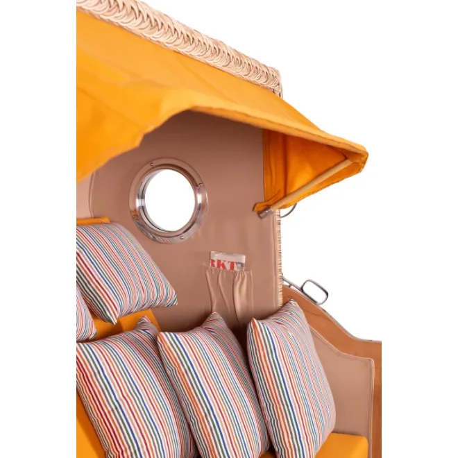 Strandkorb Teak 3er XXL - Premiumqualität