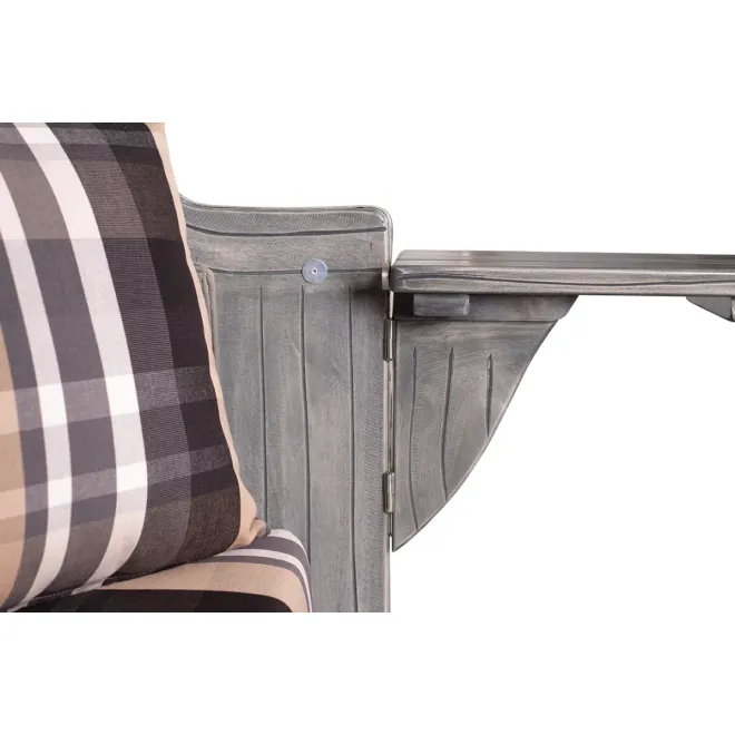 2er Strandkorb Mahagoni Vintage grey washed - wunderschön