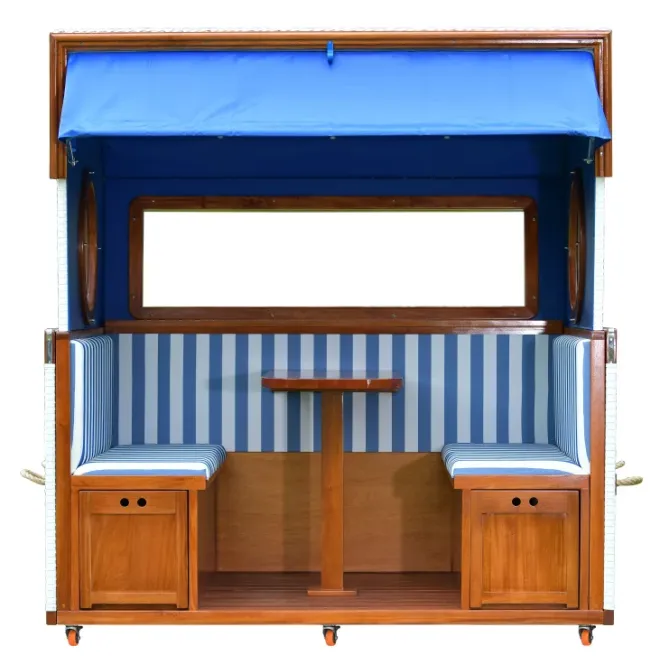 Strandkorb TeSTRANDKOERBE/M6 Personen Lounge Strandkorb - perfekt für Gastro - Messe und PrivatR_DEKO/BALTIKUM/fehlt.pngak 3er XXL - Premiumqualität