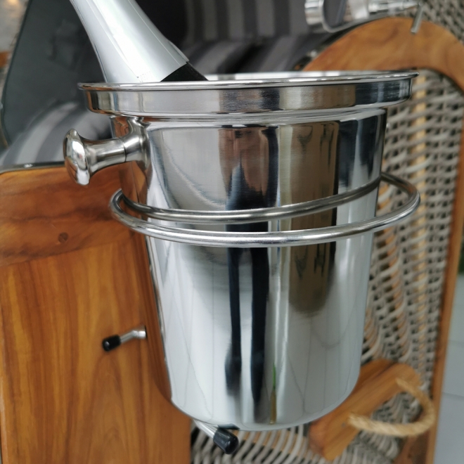 Sektkübel Champagne Halter Strandkorb