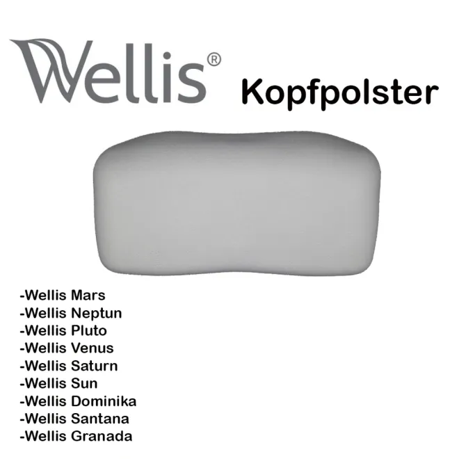 Wellis Kopfpolster Neptune, Spirit, Mars, Pluto, Venus, Saturn, Sun, Dominika, Santana, Granada.