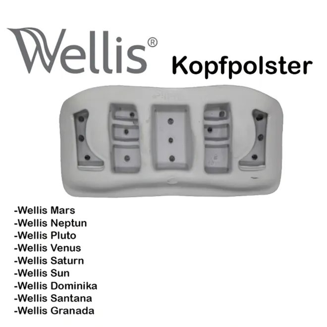 Wellis Kopfpolster Neptune, Spirit, Mars, Pluto, Venus, Saturn, Sun, Dominika, Santana, Granada.
