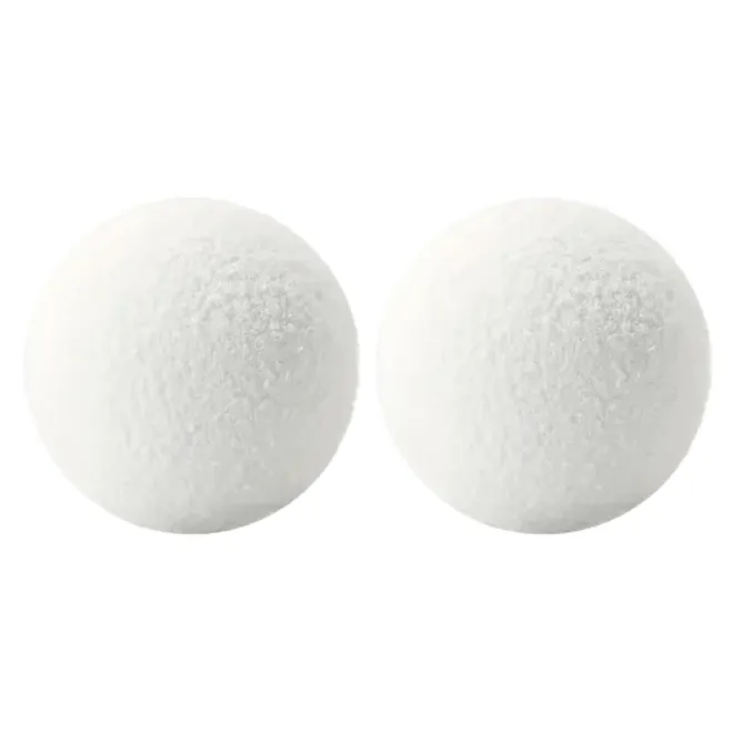 2 Stück EcoClean Wiederverwendbare 3-Zoll Öl Absorbierende Schwammkugeln Für Schwimmbäder, Whirlpools Und Spa - Schwimmende Schwimmbadfilter, Kunststoff, Keine Elektrizität Oder Batterien Erforderlich, Weiß, Unverzichtbares Für Die Schwimmbadpflege | Schw