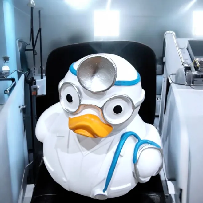 Doktor Badeente Duck Zahnarzt Dr. Ente