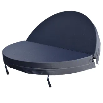 Weather Shield Thermocover dunkel-grau round spa ø215cm - Durchmesser: 215cm Spacover
