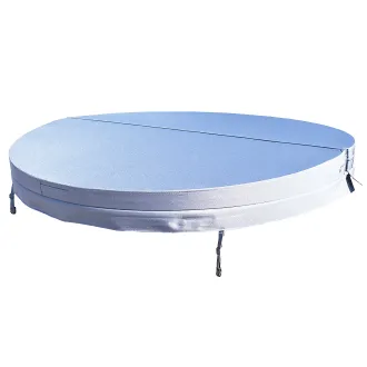 Weather Shield Thermocover braun round spa ø200cm- Durchmesser: 200cm Spacover