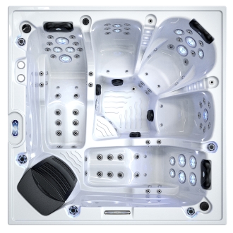Whirlpool 2 Liegen 3 Sitze - 220x220x88cm Balboa