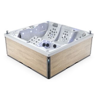 Familien Whirlpool L508 mit USA Balboa Steuerung 2 Liegen 3 Sitze - 230x230cm