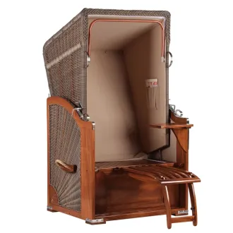 Strandkorb Single 80cm - MAHAGONI HOLZ