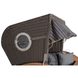 Strandkorb Sylt Teak 2.5 XXL - Premiumqualität