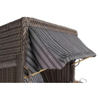 Strandkorb Sylt Teak 2.5 XXL - Premiumqualität