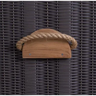 Strandkorb Sylt Teak 2.5 XXL - Premiumqualität