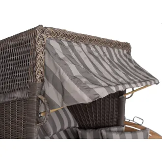 Strandkorb Sylt Teak 2.5 XXL - Premiumqualität