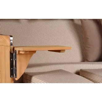 Strandkorb Teak 3er XXL - Premiumqualität