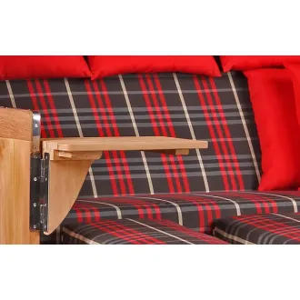 Strandkorb Teak 3er XXL - Premiumqualität