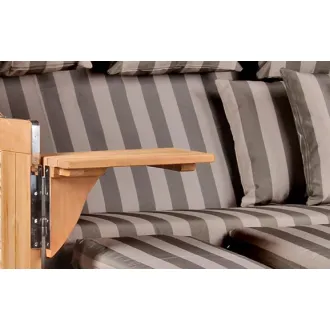 Strandkorb Teak 3er XXL - Premiumqualität