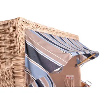Strandkorb Teak 3er XXL - Premiumqualität