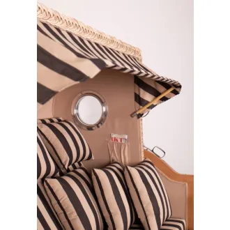Strandkorb Teak 3er XXL - Premiumqualität