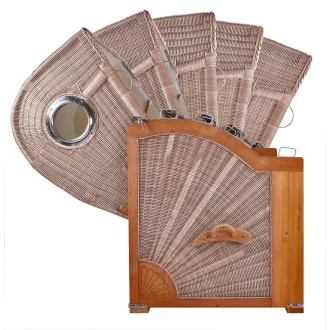 Strandkorb Teak 3er XXL - Premiumqualität