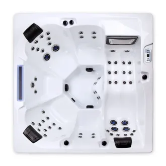 Wellis Whirlpool Waterworld Deluxe Wibespa WibeLine