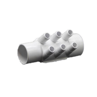 Whirlpool Verteiler 6fach - 60.3 S × 60.3 Spigot × (6) 20 SB