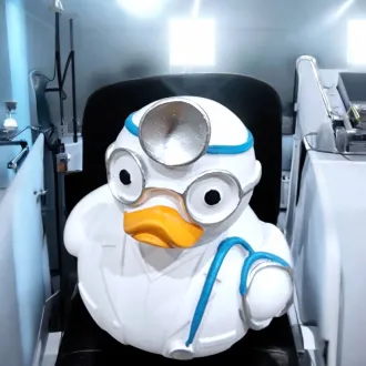 Doktor Badeente Duck Zahnarzt Dr. Ente