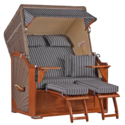 STRANDKORB SHETLAND MAHAGONI PE GREY DESSIN 500