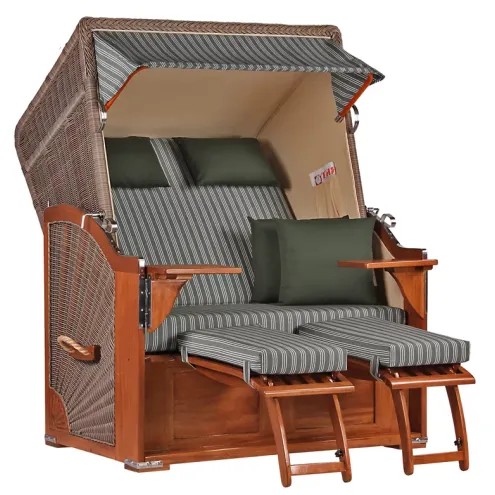 STRANDKORB SHETLAND MAHAGONI PE GREY DESSIN 504