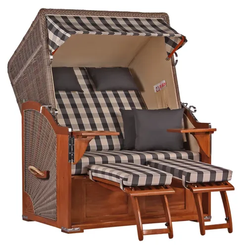 STRANDKORB SHETLAND MAHAGONI PE GREY DESSIN 505