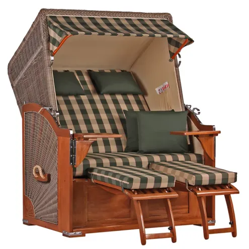 STRANDKORB SHETLAND MAHAGONI PE GREY DESSIN 506