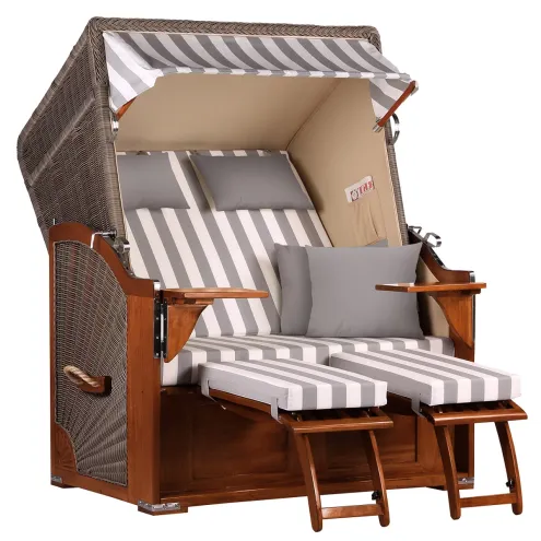STRANDKORB SHETLAND MAHAGONI PE GREY DESSIN 513