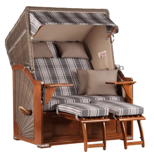 STRANDKORB SHETLAND MAHAGONI PE GREY DESSIN 522