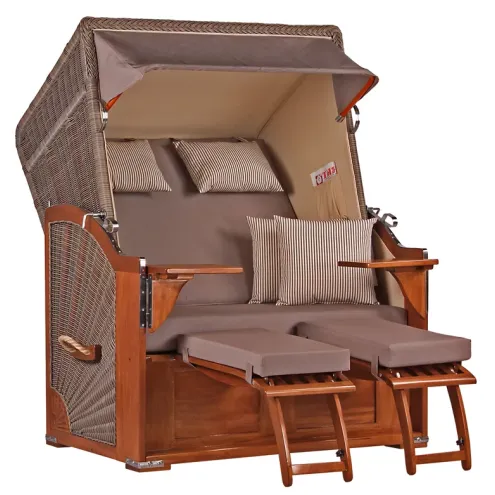 STRANDKORB SHETLAND MAHAGONI PE GREY DESSIN 534