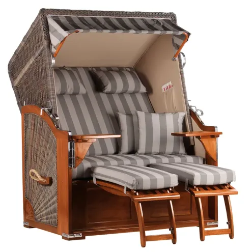 STRANDKORB SHETLAND MAHAGONI PE GREY DESSIN 537