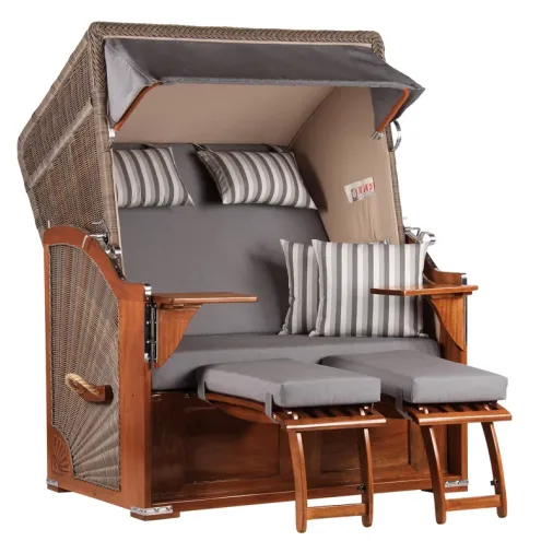 STRANDKORB SHETLAND MAHAGONI PE GREY DESSIN 544