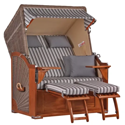 STRANDKORB SHETLAND MAHAGONI PE GREY DESSIN 545