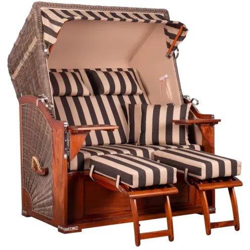 STRANDKORB SHETLAND MAHAGONI PE GREY DESSIN 581