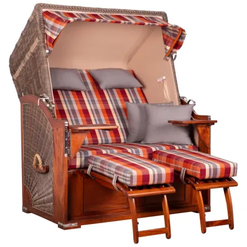 STRANDKORB SHETLAND MAHAGONI PE GREY DESSIN 584
