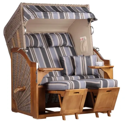 STRANDKORB FOEHR PINIE BRAUN PE MOKKA DESIGN 555