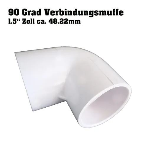 Verbindungsmuffe 1.50 Zoll/50 mm 90 Grad