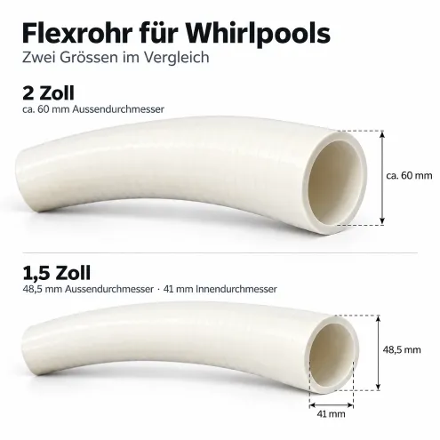 Flexrohr Whirlpool 48/60 mm