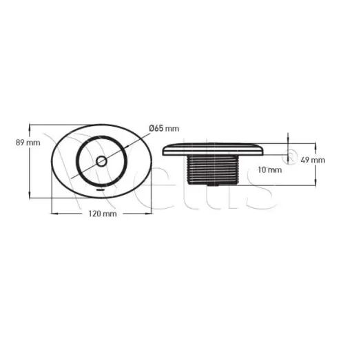 Poly-Planar Lautsprecher oval