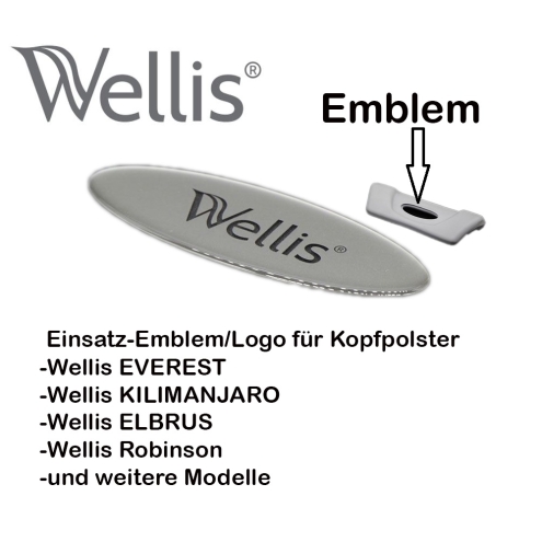 WELLIS EMBLEM FÜR KOPFSTÜTZE