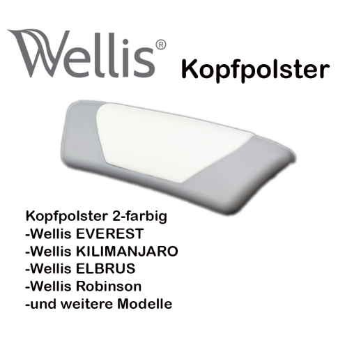 WELLIS KOPFSTÜTZE / NACKENPOLSTER V3 - 2-FARBIG