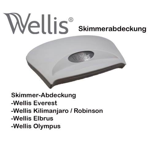 WELLIS SKIMMERABDECKUNG GRAU MIT LOGO