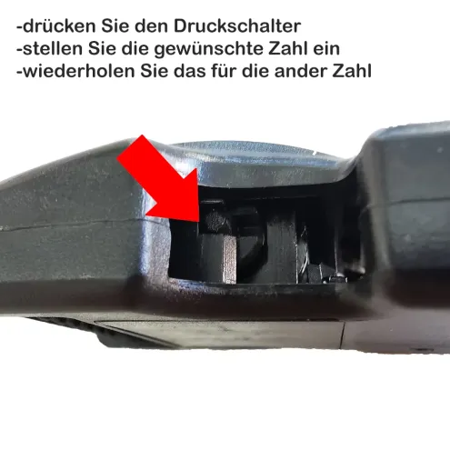 Cover Clips Verschluss Nummer Kombination