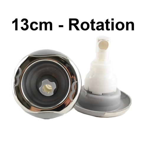 JET 5" - 1 HOLE ROTATIONAL LIGHT GREY V1 (130MM DURCHMESSER) (130MM DURCHMESSER)