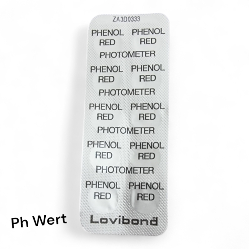 Lovibond Phenol Red (pH-Wert Messung) Photometer Tabletten (10 St&uuml;ck)