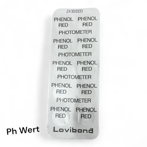 Lovibond Phenol Red (pH-Wert Messung) Photometer Tabletten (10 St&uuml;ck)